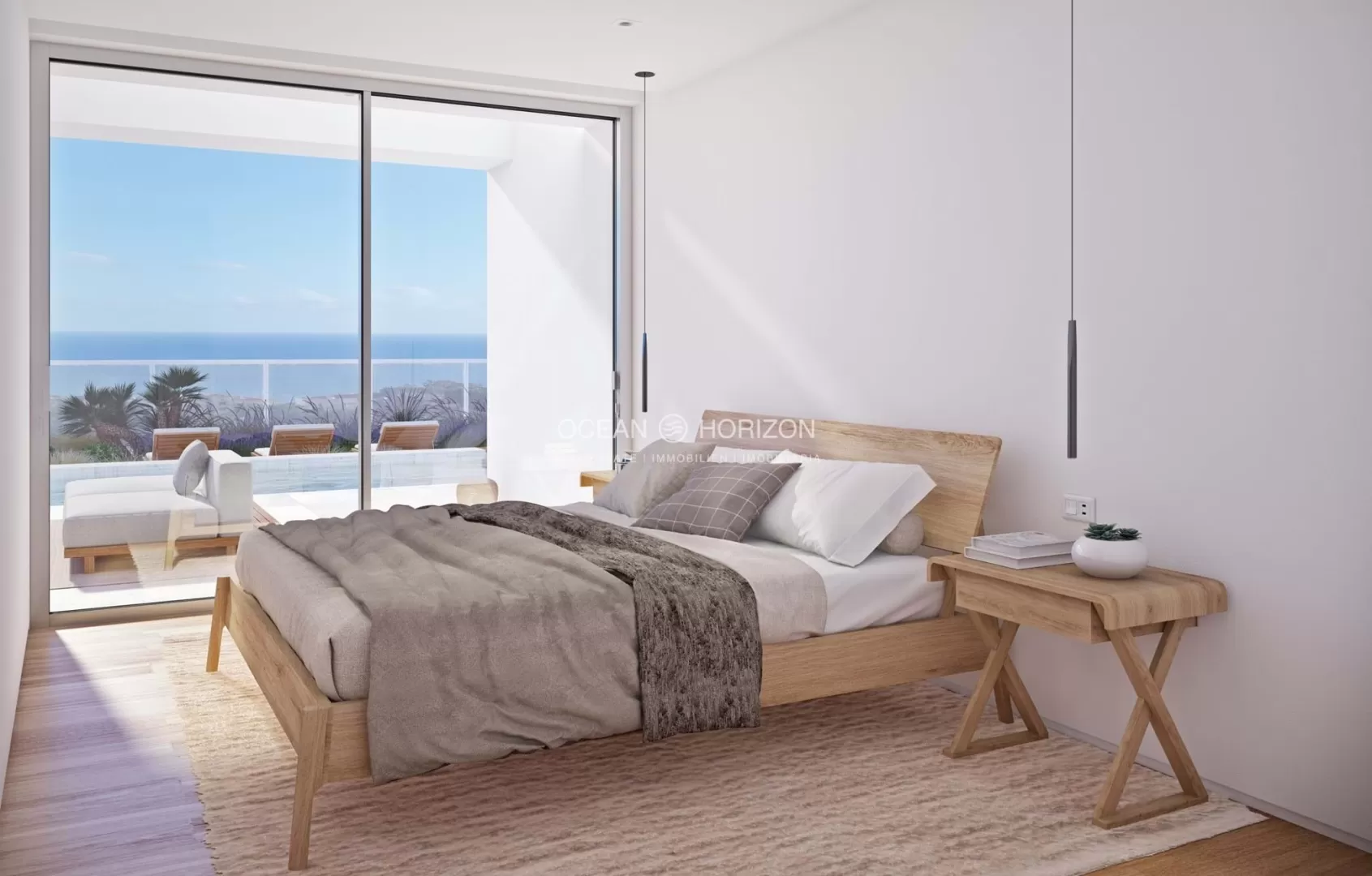 Moradia de luxo moderna com piscina e vista mar na Praia da Luz