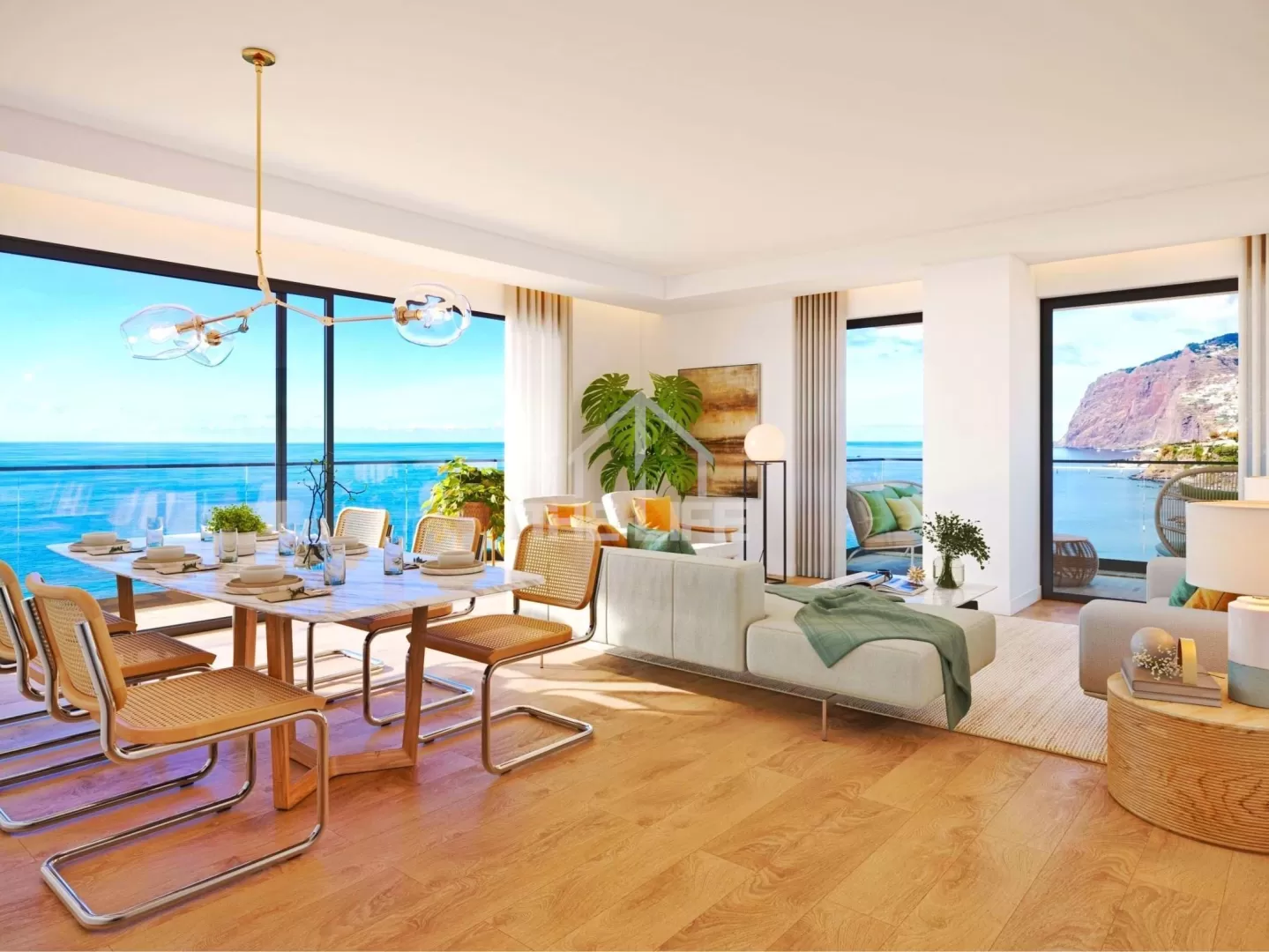 Apartamento T4 para venda na frente mar em condominio com piscina e serviços, Ajuda, Funchal, Ilha da Madeira 
