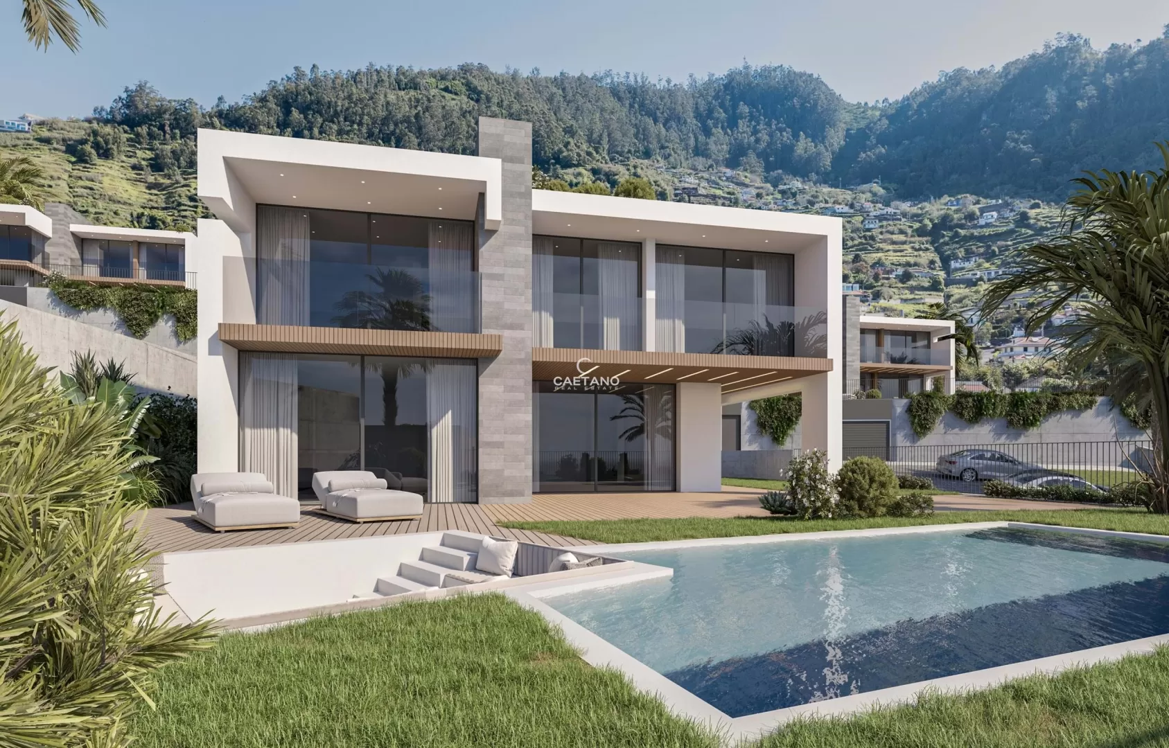 Villa B at Green Hill Villas: Ultimate Eco-Luxury with 180º Atlantic Panorama